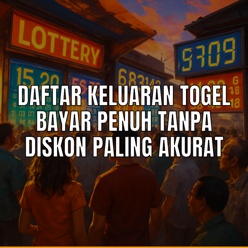 daftar keluaran togel